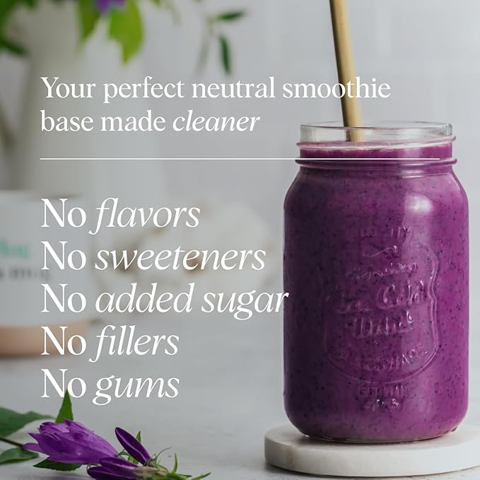 Ora Organic Vegan Protein Powder - 23g Plant Based Pea Protein + Superfood for Women and Men - Unsweetened & Unflavored - 20 Servings, No Erythritol, Keto-Friendly, Gluten-Free, Paleo, Soy-Free