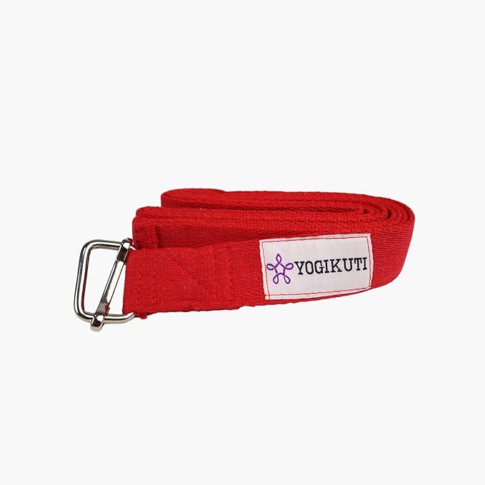 Yoga Strap - Adjustable D-Ring Buckle Yoga Belt for Pilates, Gym Workouts, and Physical Therapy | Improves Sitting Posture for Women & Men