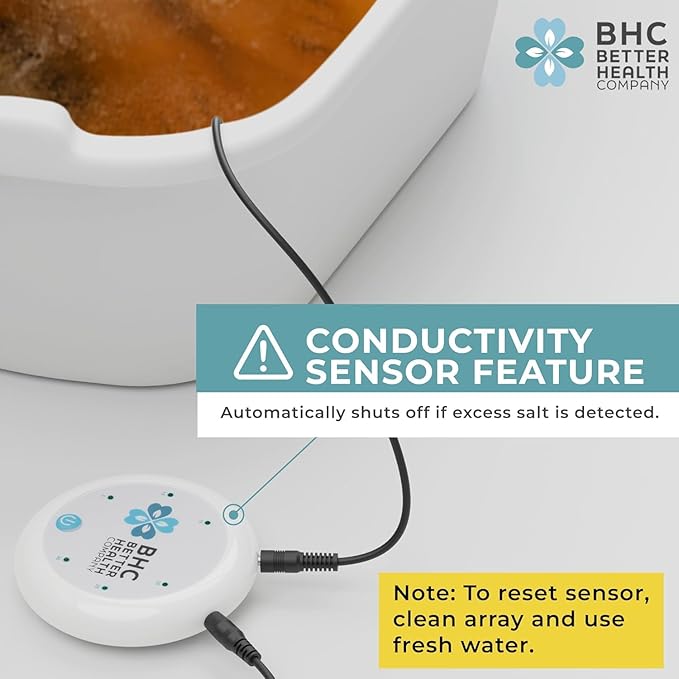 Ionic Foot Bath Detox Machine - Foot Spa Bath for Home Use - Free Regain Health & Vitality Booklet & Brochure (03 Refill Kit No Basin for Home)