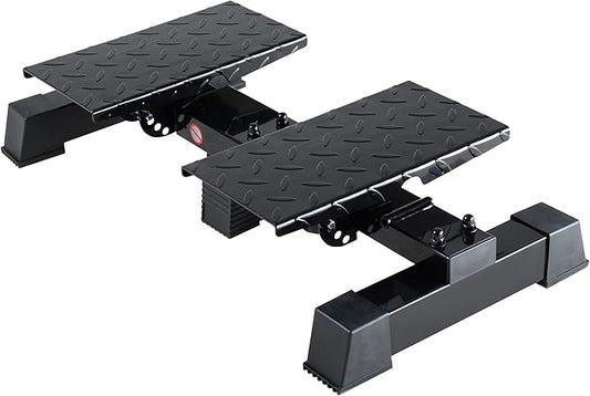 leikefitness Height Adjustable Standing Calf Raise Machine for Calf Stretching, Squat, Foot Stretch, Anti-Slip Slant Board