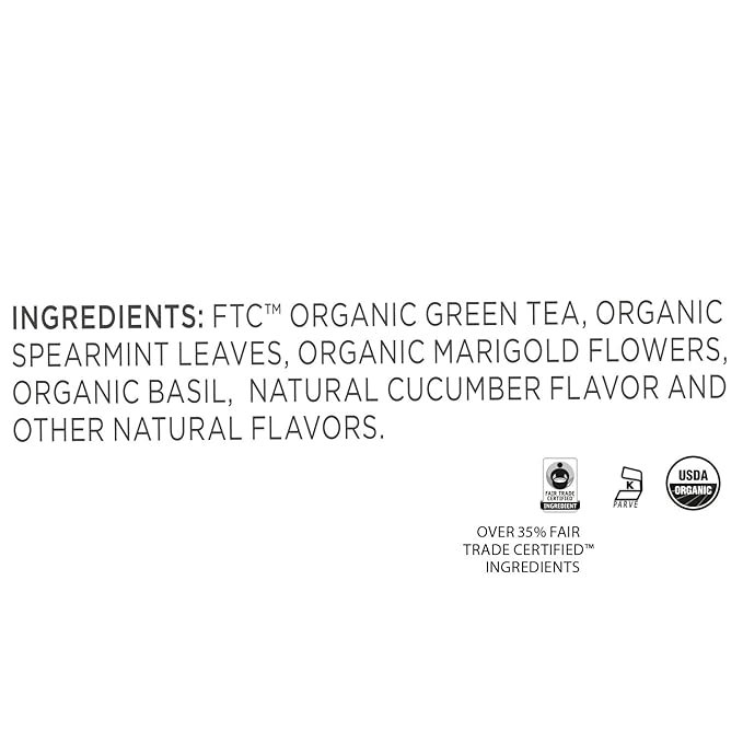 Tea Forte Citrus Mint Premium Organic Loose Leaf Caffeine-Free Herbal Tea Blend Canister, Makes 35-50 Cups