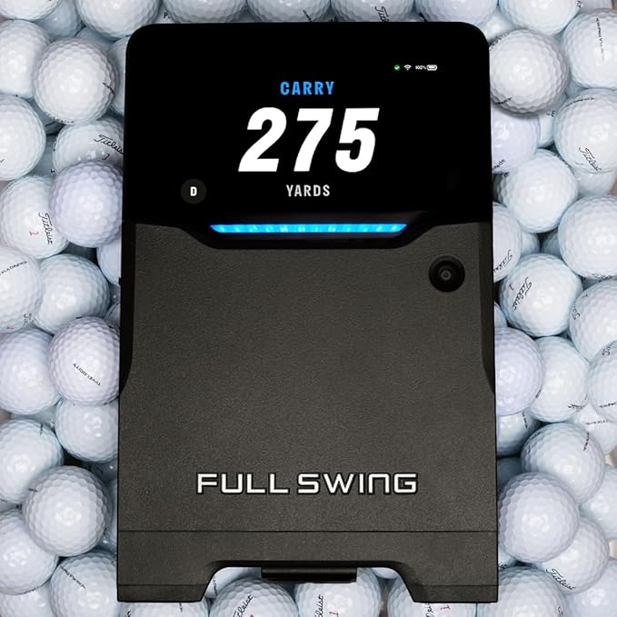 Full Swing KIT Golf Launch Monitor and Simulator GSPro Software with GPS Course Overview