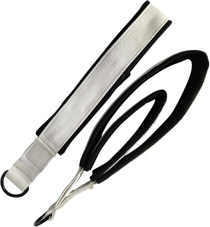 Pilates Double Loop Straps for Reformer, D Ring Straps Handle, Yoga Exercise Straps, 2 PCS