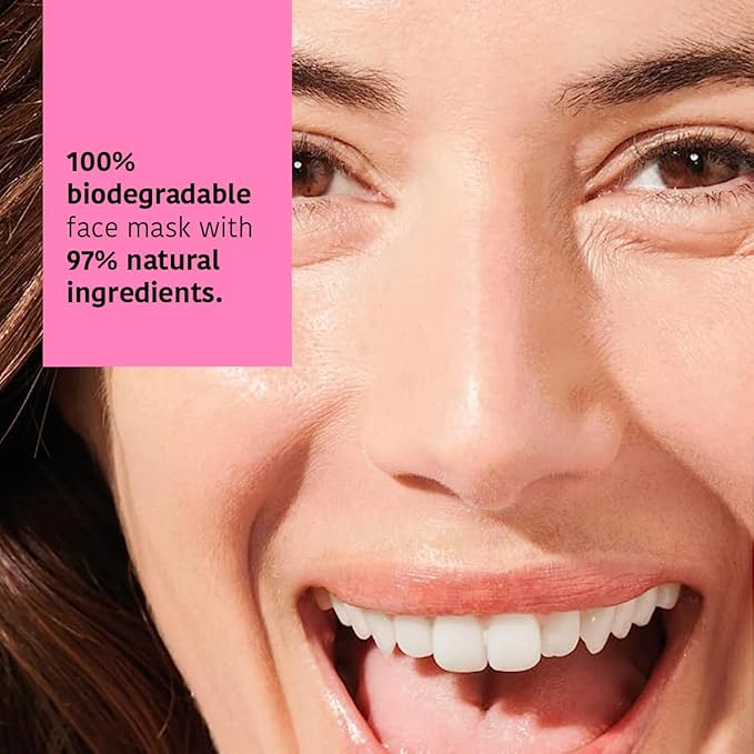 IROHA NATURE AFTERSUN Facial Mask that Nourishes & Prolongs Tan | 15 Pack | With Algae, Probiotics & Hyaluronic Acid | More Hydrated, Strengthened & Glowing Skin | Anti-Aging