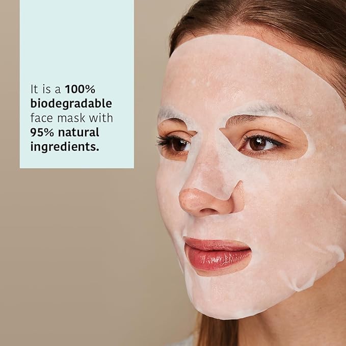 IROHA NATURE Glycolic Acid Peeling Face Mask (Pack of 15) | Skin Perfecting for a Radiant & Smooth Look | Instant Regeneration in Just 15 Minutes | Clean Beauty | 100% Vegan