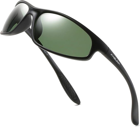 FAGUMA Polarized Sports Sunglasses For Men Cycling Driving Fishing UV400 Protection