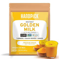 HANDPICK Golden Milk Powder with Turmeric - (7oz, 80 servings) Instant Latte Mix | Blend of Ginger, Black Pepper and Curcumin
