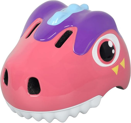Dinosaur Bike Helmet for 1-3-5-8 Toddler Baby Kids, Lightweight Bicycle Helmet for Cycling Skateboard Roller Skate & Multi-Sports,2 Sizes for Boys and Girls