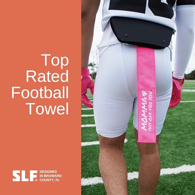 SLEEFS Momma Pink Thin Football Towel