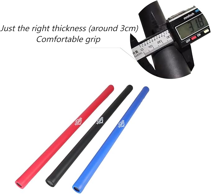 Kali Sticks Martial Arts Foam Padded Escrima Sticks for Safe Practice Training and Sparring with Carry Bag Case - 4 Packs