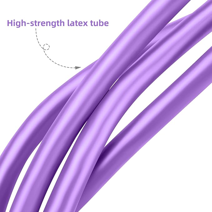 Multi-Function Tension Rope – 4 Tube Resistance Bands with Handles – Sit Up Exercise Equipment Home Gym Tummy Trainer for Men Women