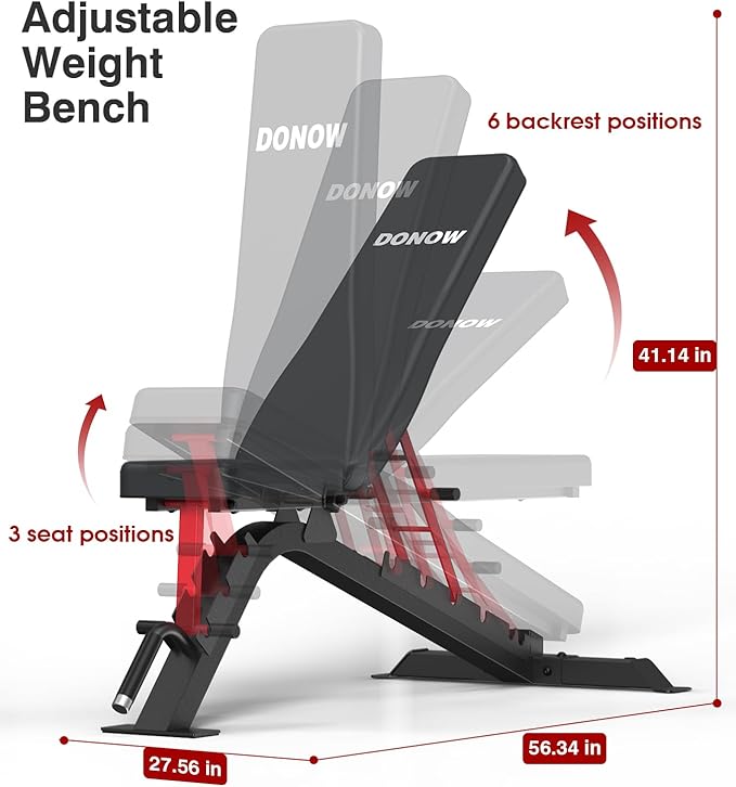 DONOW Smith Machine with Weight Stacks Power Cage Squat Rack Dual Cable Crossover Machine Home Gym Systems Station LAT Pull Down