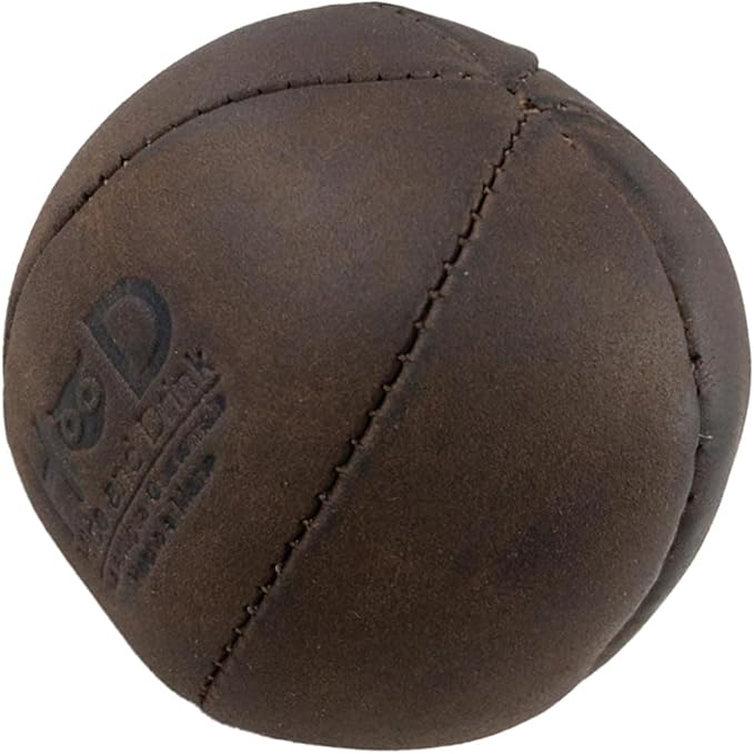 Hide & Drink, Stress Ball, Relieve Fidgeting and Anxiety, Exercise Hand, Squishy Tension Accessory, Great for the Office, Classic Style, Full Grain Leather, Handmade, Bourbon Brown