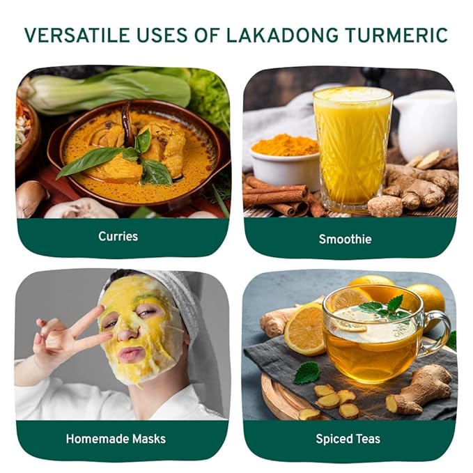 HANDPICK Lakadong High Curcumin Turmeric Powder (226g/ 8oz) Non GMO, Gluten Free, 100% Raw, Sourced from India, High Curcumin, Premium Quality, Packed in Resealable Ziplock Pouch