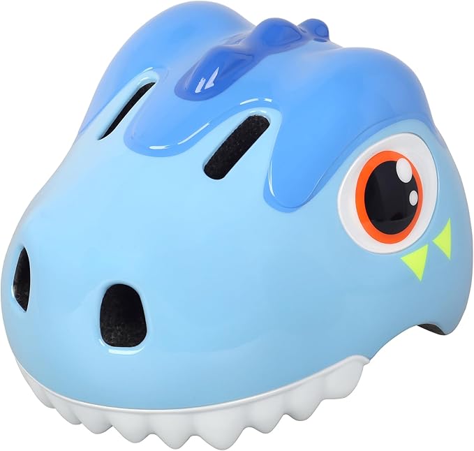 Dinosaur Bike Helmet for 1-3-5-8 Toddler Baby Kids, Lightweight Bicycle Helmet for Cycling Skateboard Roller Skate & Multi-Sports,2 Sizes for Boys and Girls