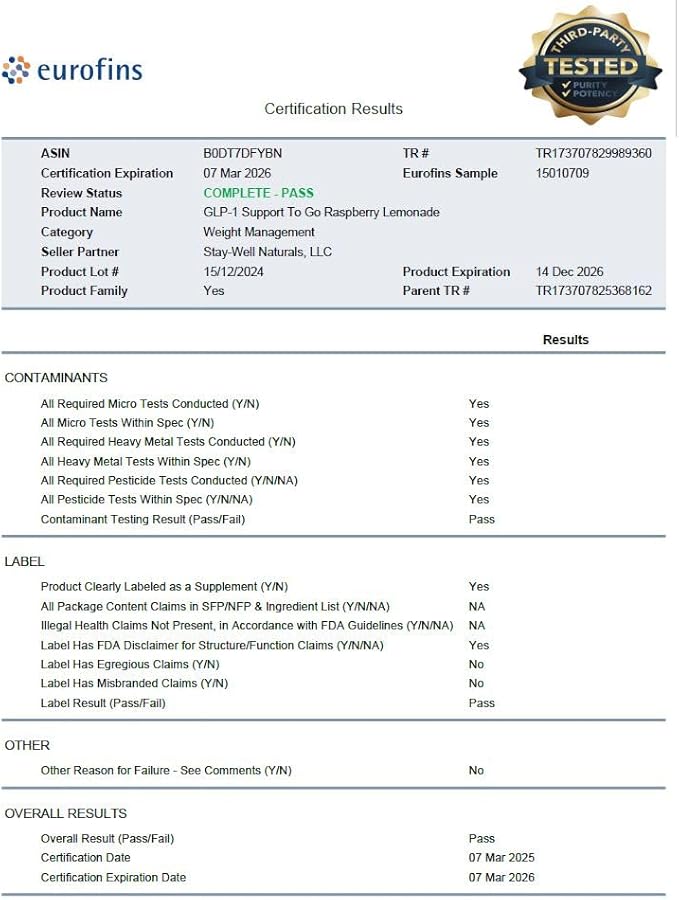 GLP-1 Supplement | Natural GLP-1 Production | GLP 1 Booster Drink Mix to Control Appetite and Cravings | Great Tasting Metabolic Support - Yerba Mate, Garcinia Cambogia, Berberine [Raspberry Lemonade]