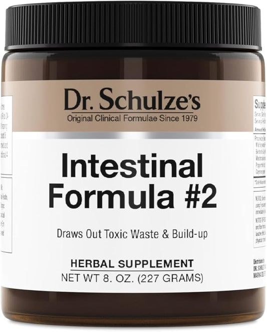 Dr. Schulze's | Intestinal Formula #2 | Herbal Colon Cleanse Formula | 8 Oz. Jar