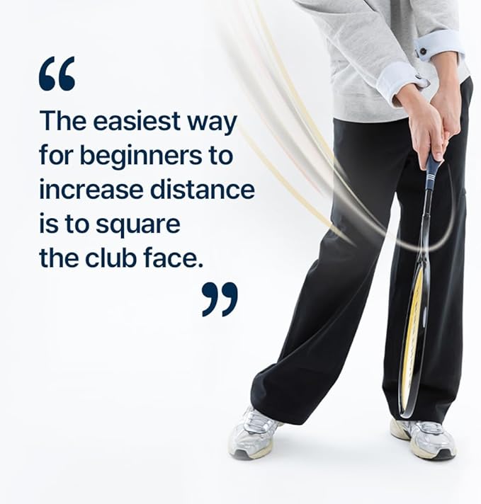 Distance Racket Golf Swing Trainer Racket-Shaped Square Alignment Stick Lightweight Training Aid for Indoor Practice Equipment