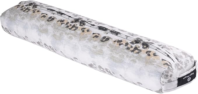 Hugger Mugger Pranayama Yoga Bolster - Very Firm, use Under Length of Spine for Deeper Breathing or Under Ankles, Handmade in The USA