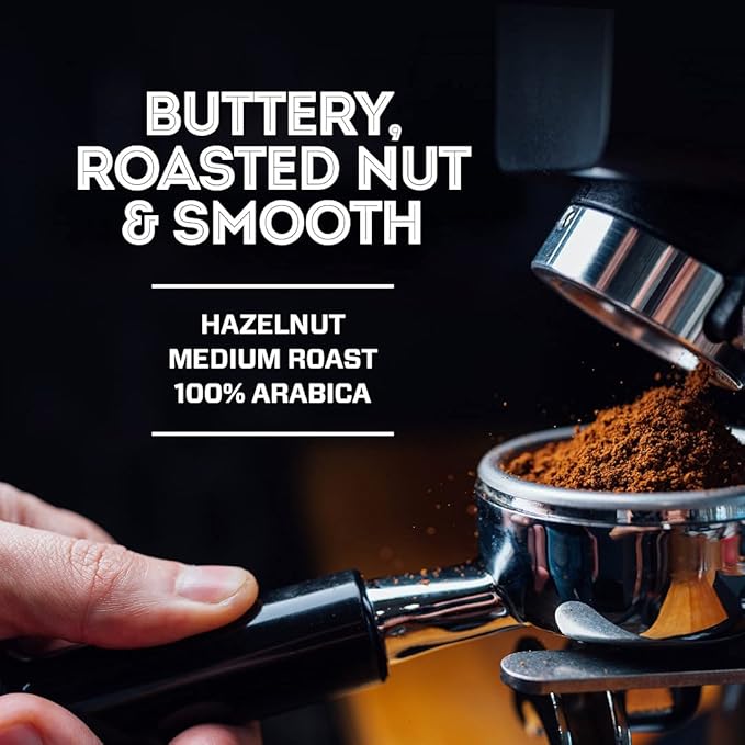 Eight O'Clock Ground Coffee, Hazelnut, 33 Ounce