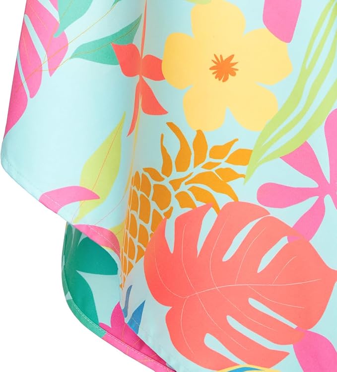 Dock & Bay Beach Towel - Quick Dry, Sand Free - Compact, Lightweight - 100% Recycled - Includes Bag - Aloha Glow - Extra Large (200x90cm, 78x35)