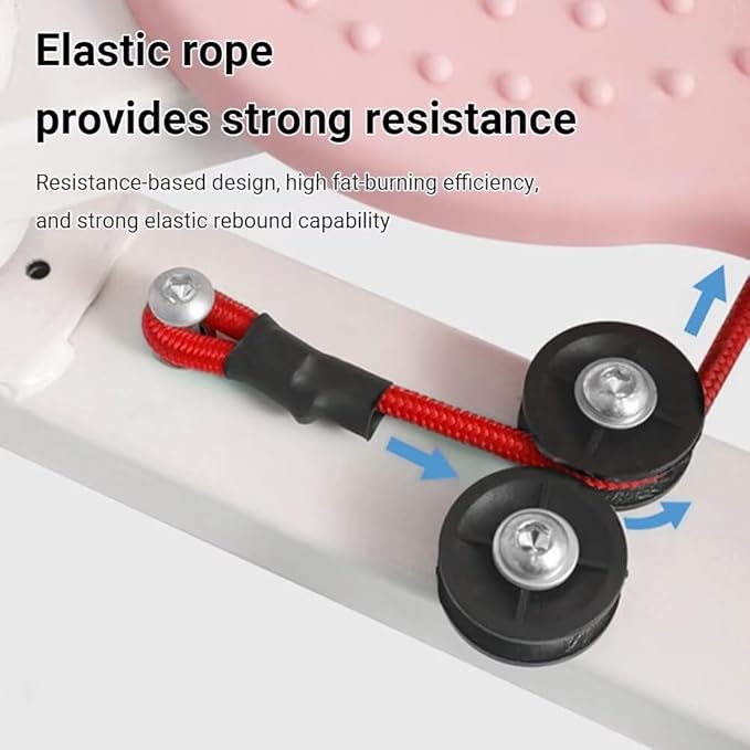 Exercise Twist Boards,Waist Twister Machine Exercise,Balance Board for Foot Massage and Weight Loss(Pink)