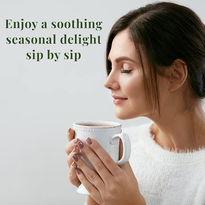 The Republic of Tea - Peppermint Bark, Cool Winter Herb Tea, 250 Tea Bags, Caffeine-Free