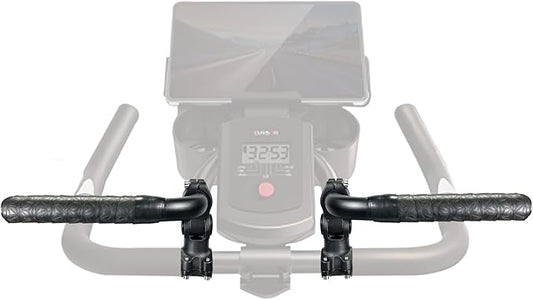 Handlebar Extender for Peloton Indoor Exercise Bikes, 1 Pair of Ultimate Handlebar Extension of Peloton Accessories (Bull-horn (with Black Tapes))