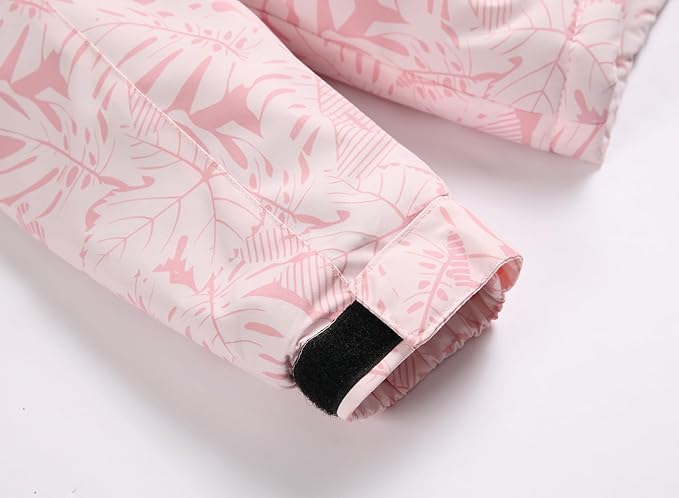 Keevoom Girl's Ski Jacket Winter Warm Thick Snow Coat Windproof Kids Outdoor Hooded Jackets