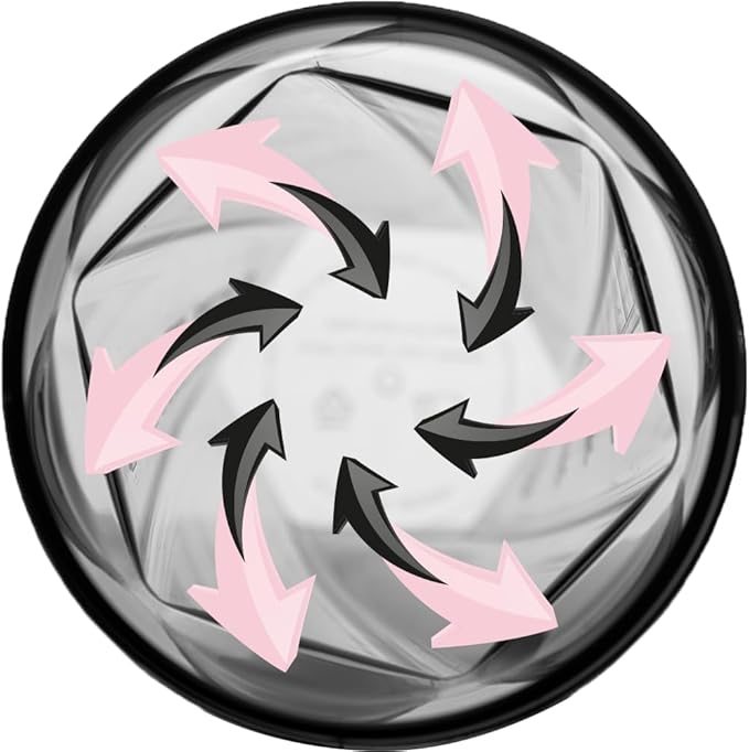 HELIMIX 1.5 Vortex Blender Shaker Bottle Holds Upto 20oz | No Blending Ball or Whisk | USA Made | Portable Pre Workout Whey Protein Drink Shaker Cup | Mixes Cocktails Smoothies Shakes | Top Rack Safe