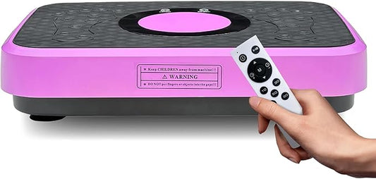 Vibration Plate Fitness Platform Whole Body Exercise Machine with 120 Speed Levels, Lymphatic Drainage, Fat Burning, and Weight Loss, Perfect for Women, Men, and Home Gym Exercise