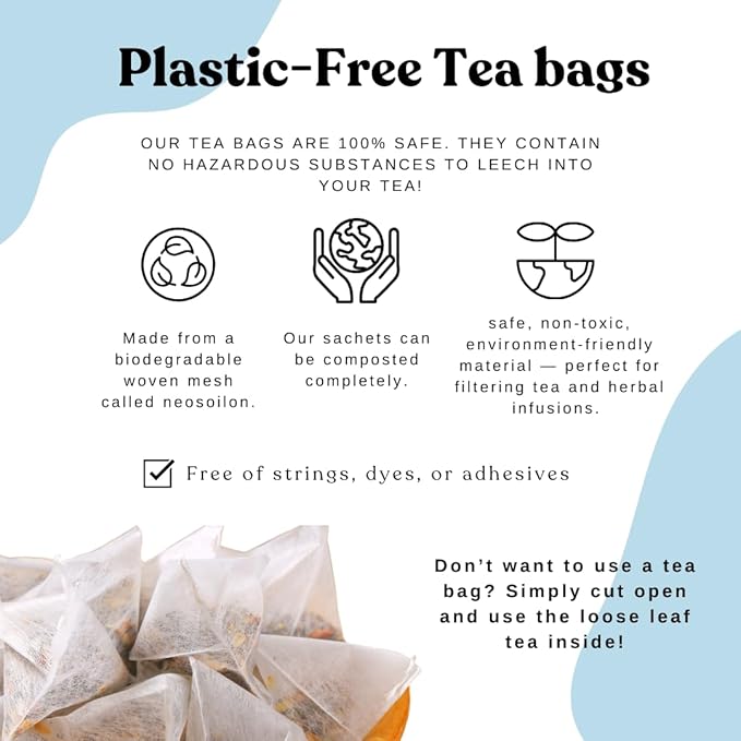 Brain Fog Tea for Herbal Focus & Memory, AIP AutoimmuniTea Protocol Diet Compliant Foods, Whole 30, Paleo Friendly - Nootropics Support Herbs Gingko Biloba, Peppermint, Gotu Kola