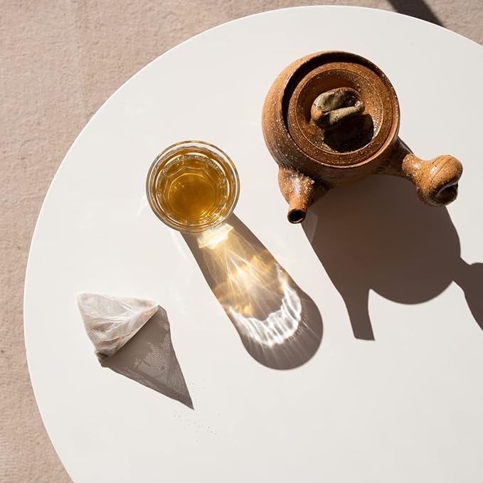 Grace Farms REST Wellness Organic Tea Blend (16 Pyramid Sachets) | Sleep and Stress Support For Evening | Chamomile Vanilla Tea with Adaptogenic Herbs and Mushrooms | Fairtrade and Kosher