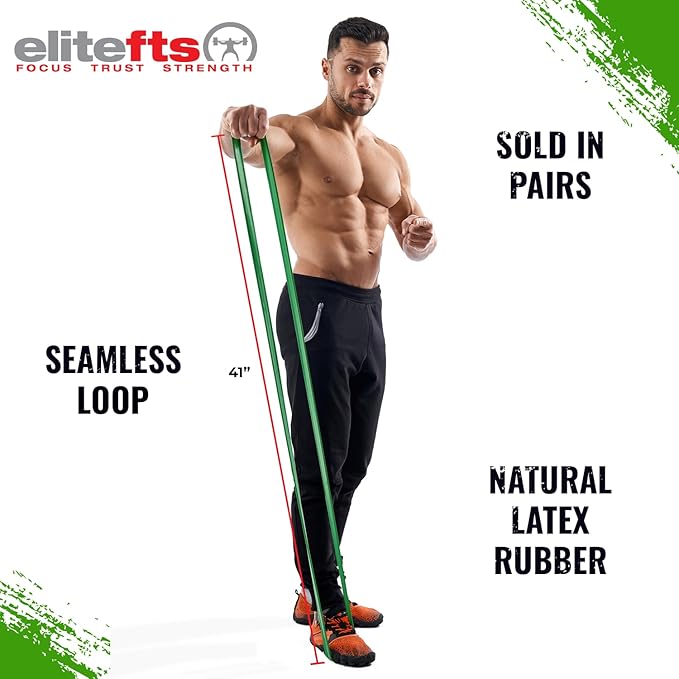 EliteFTS Pro Resistance Band - Boost Core Stability and Flexibility with This Portable, Joint-Friendly Tool