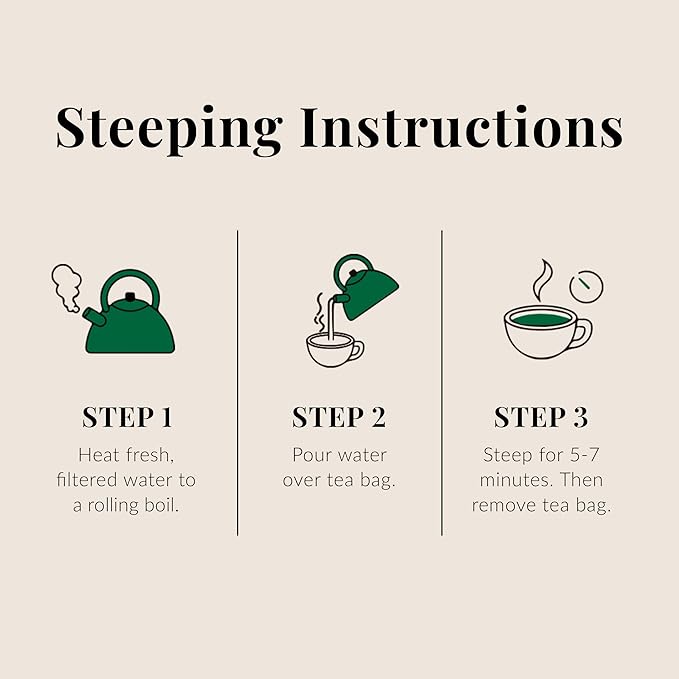 The Republic of Tea - Peppermint Bark, Cool Winter Herb Tea, 36 Tea Bags, Caffeine-Free