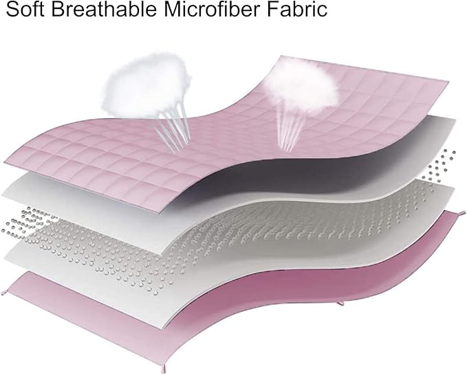 L'AGRATY Weighted Blanket - 80"x87" 20lbs Cooling Breathable Heavy Blanket Microfiber Material with Glass Beads Big Blanket for Adult All-Season Summer Fall Winter Soft Thick Comfort Blanket