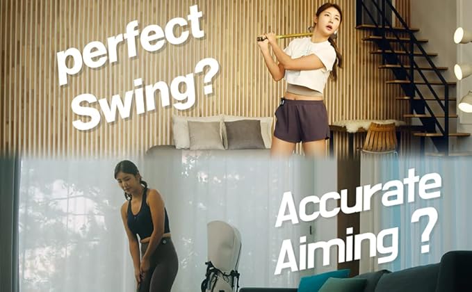 Golf Aiming and Body Turn Practice at Once. T-1000