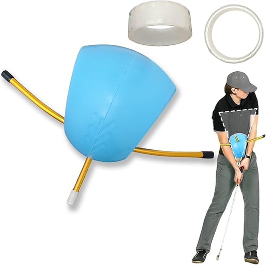 The Connector Golf Training Aid,Efficiency of Putting,Chipping,Golf Swing Trainer Aid,Training Aid Enhance Hand Positioning for All Skill Levels-Portable,with Anti Sip Adhesive