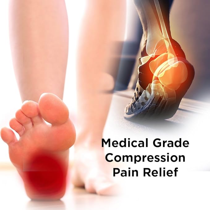 OrthoSleeve Orthotic Plantar Fasciitis Socks helps prevent plantar fasciitis relieves heel and arch pain