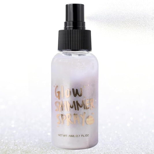 Glitter Spray for Hair and Body, Glitter Body Spray, Quick-Drying Waterproofing Body Shimmer Suitable for Festival Rave，Halloween, Christmas