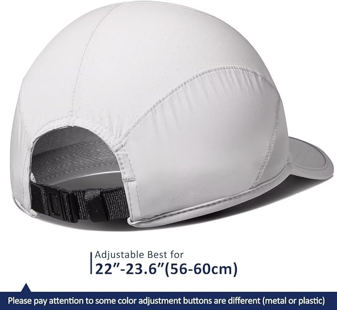 GADIEMKENSD Stretch Running Hat with Soft Brim, Quick Dry, Unstructured, Unisex-Adult