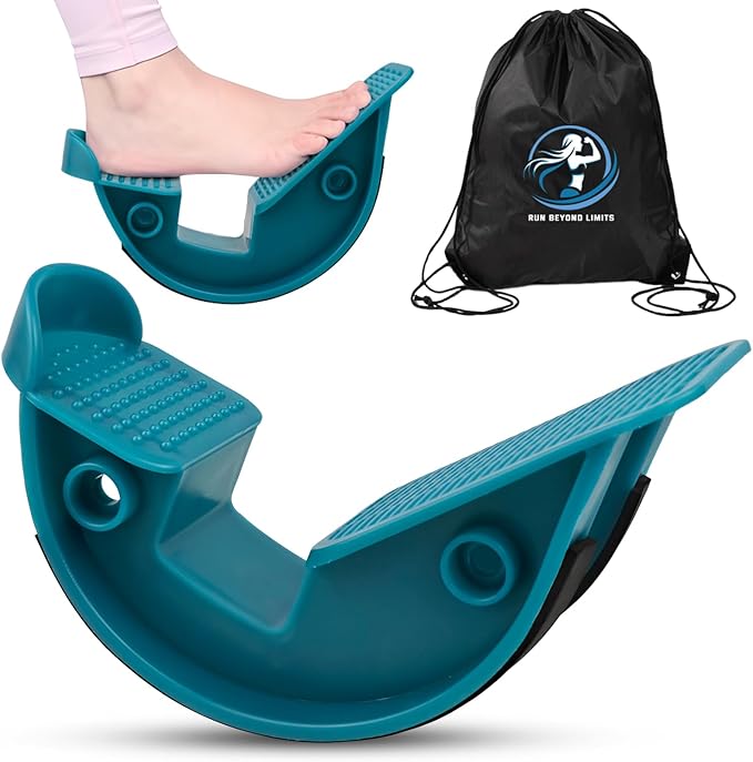 Foot and Calf Stretcher- Foot Rocker,Stretching Strap for Plantar Fasciitis Stretcher