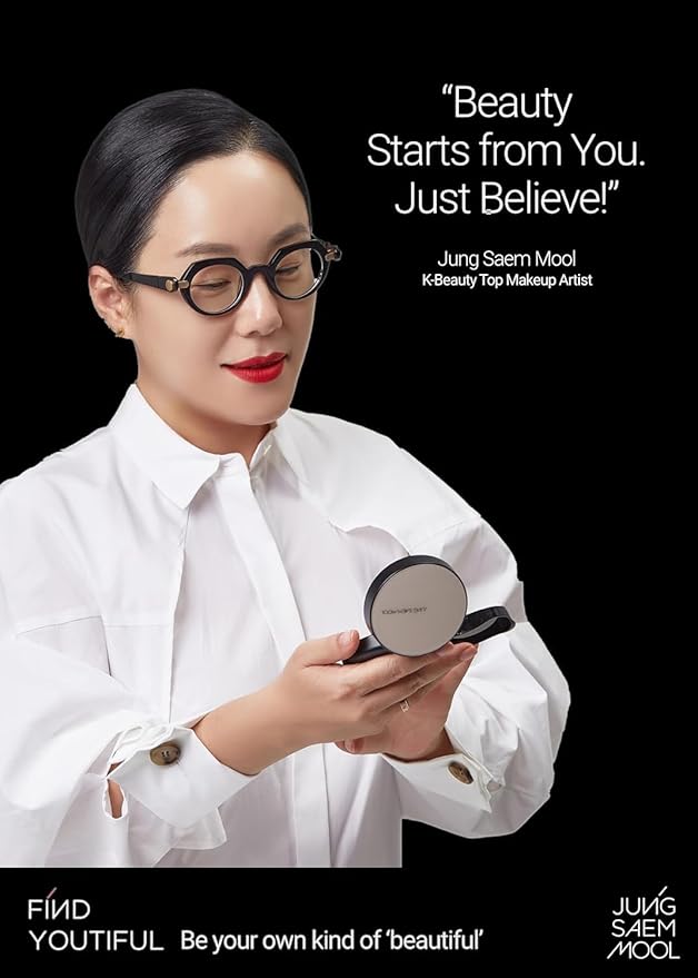 [JUNGSAEMMOOL OFFICIAL] Essential Skin Nuder Cushion (09 Bronze) | Refill Included | Natural Finish | SPF50 Broad Spectrum | Makeup Artist Brand