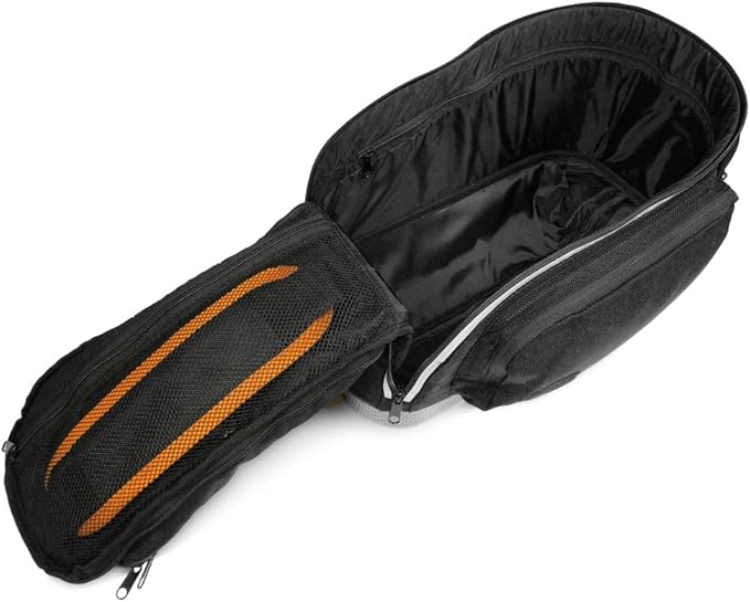 Ibera Bike Bag Expandable Commuter 17-23L - Clip-On Bike Rack Bag with Panniers & Strap - Hard Base, Reflective Trim & Taillight Ready - Ideal for Commuting & Touring - PAKRAK ONLY FOR IBERA RACKS