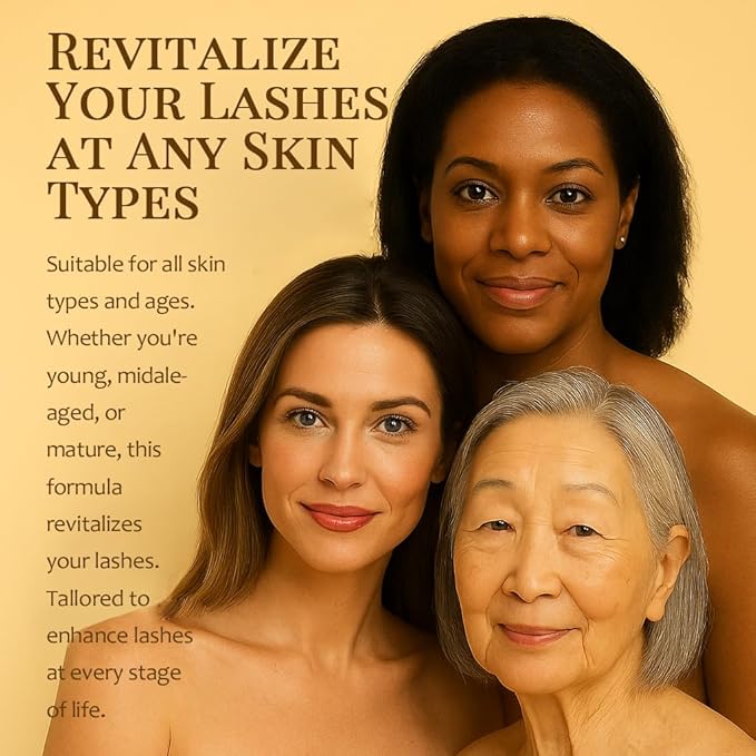 Lash Serum for Eyelash Growth - Premium Eyebrow Growth Serum Advanced Eye Lash Serums for Longer, Fuller, Thicker Lashes with Natural & Vegan Formula for Sensitive Eye