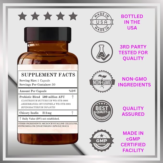 GLP-1 Supplement Weight Loss - Reduce Hunger & Cravings, Support Fat Loss & Weight Management, Naturally Boost GLP1 Production, Appetite suppressant for Women - Vegan & Gluten Free (30 Capsules)