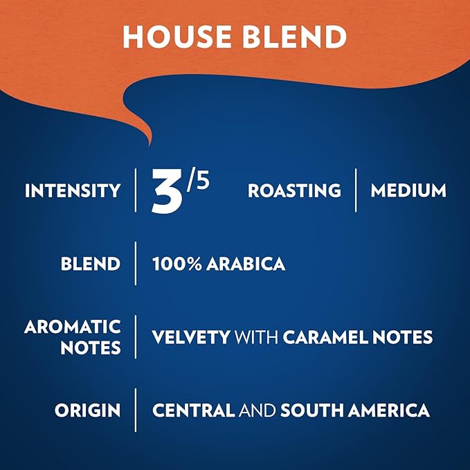 Lavazza House Blend Perfetto Whole Bean Coffee 12oz Bag, Medium Roast, Full-bodied, Intensity 3/5, 100% Arabica, Ideal for Drip Brewers, (Pack of 1) - Package May Vary