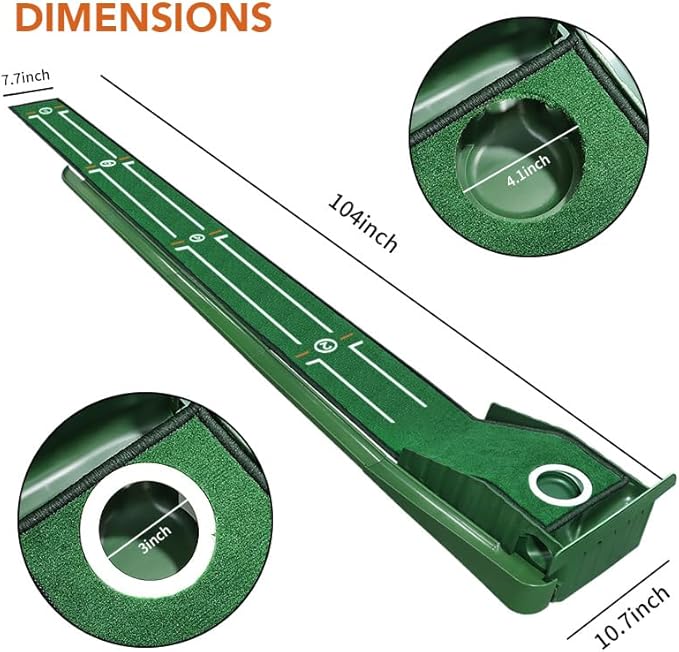 Golf Putting Mat for Various Skill Levels