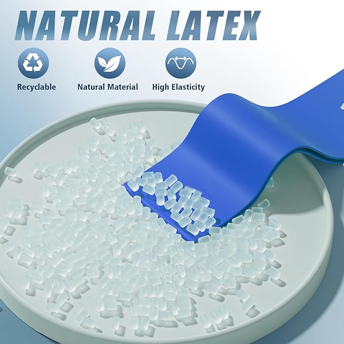 WHATAFIT Resistance Bands, Exercise Bands，Resistance Bands for Working Out, Work Out Bands with Handles for Men and Women Fitness, Strength Training Home Gym Equipment