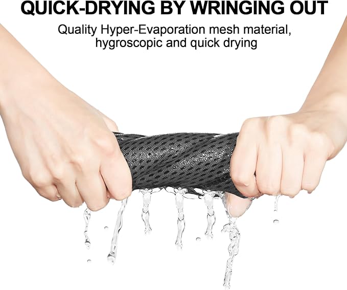 Honoson Cooling Towel Bulk - Neck & Face Cool Chilly Towels Microfiber Breathable Sport Sweat Rag for Gym, Yoga, Travel, Camping, Running, Outdoor